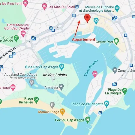La Desirade I, Mezzanine, Centre Port Apartman Agde